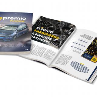 Premio Tuning Katalog 2025 Doppelseite